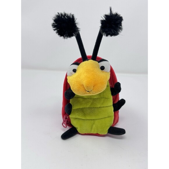 Hallmark Love Em Bug Em Ladybug Valentine Goodies Zipper Pouch Bag 10" Plush - Picture 1 of 8